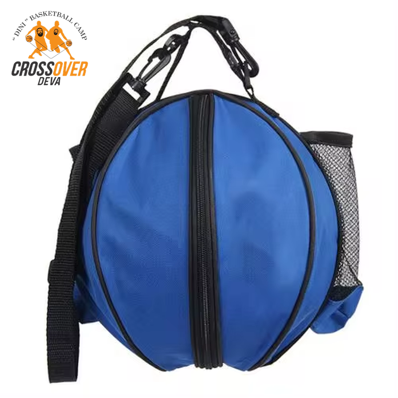 CROss Ultimate Sport Ball Shoulder Bag - Versatile Round Backpack for Basketball, Football & Volleyball