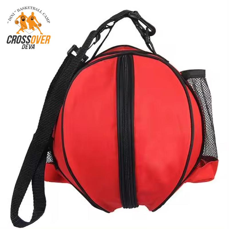 CROss Ultimate Sport Ball Shoulder Bag - Versatile Round Backpack for Basketball, Football & Volleyball