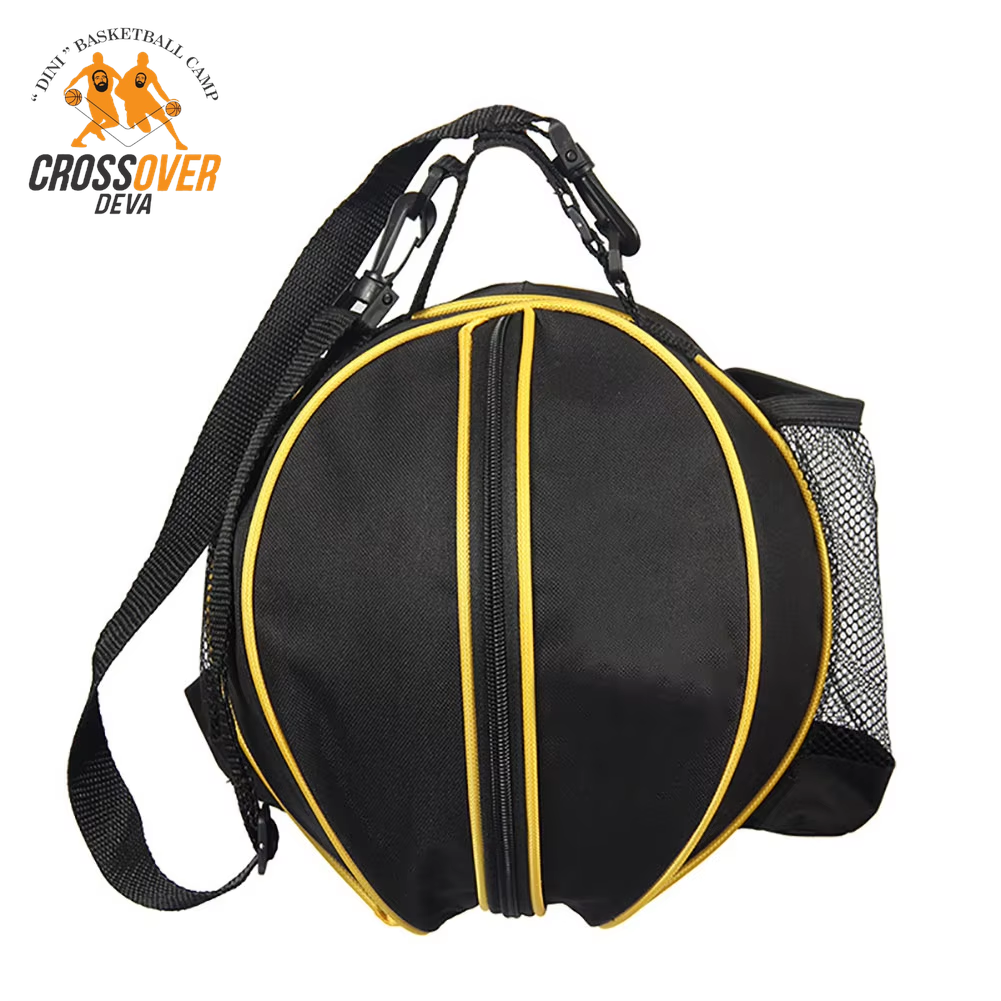 CROss Ultimate Sport Ball Shoulder Bag - Versatile Round Backpack for Basketball, Football & Volleyball