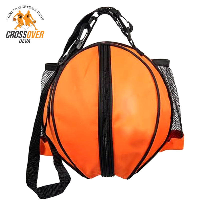 CROss Ultimate Sport Ball Shoulder Bag - Versatile Round Backpack for Basketball, Football & Volleyball